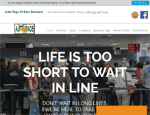 Tablet Screenshot of browardautotags.com